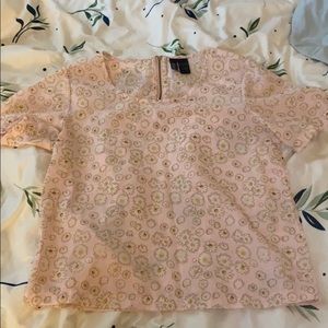 Pink daisy blouse